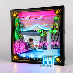 adult art collector display illumination - ZENE Bricks Light Kit for LEGO® Japanese Cherry Blossom Landscape #31218