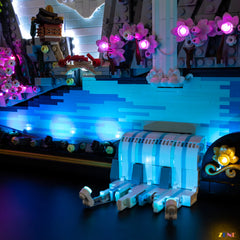 Japanese art home decor illumination - ZENE Bricks Light Kit for LEGO® Japanese Cherry Blossom Landscape #31218