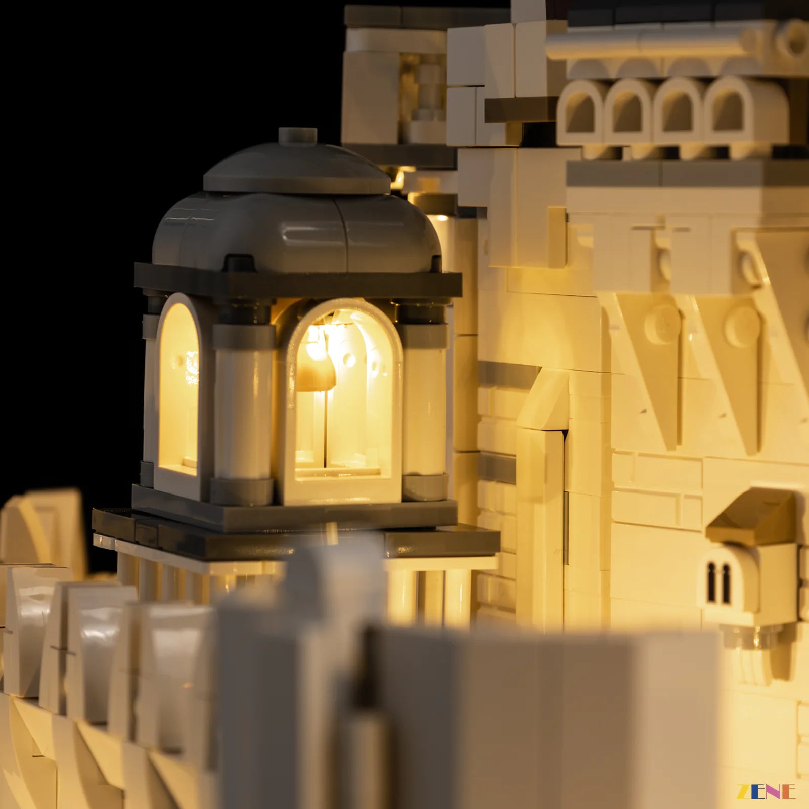 zene bricks ZENE Bricks Light Kit for LEGO Minas Tirith The Lord of the Rings #11377