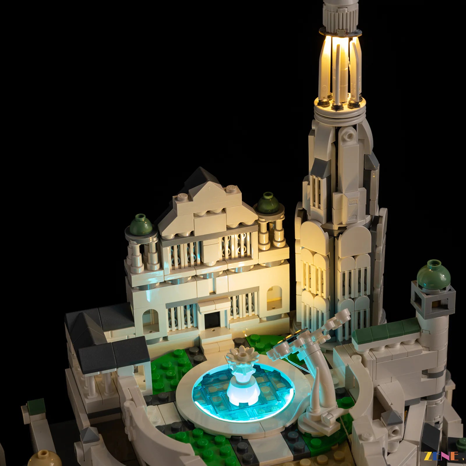 zene bricks ZENE Bricks Light Kit for LEGO Minas Tirith The Lord of the Rings #11377