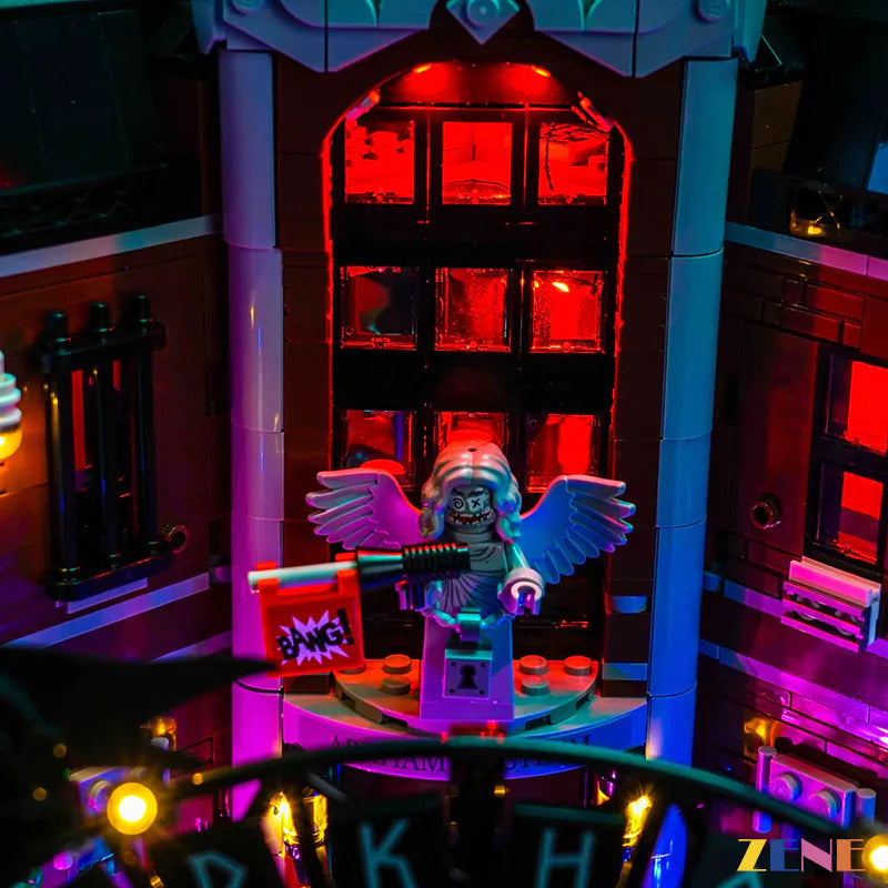 large scale Batman collector illumination - ZENE Bricks Light Kit for LEGO® Arkham Asylum #76300