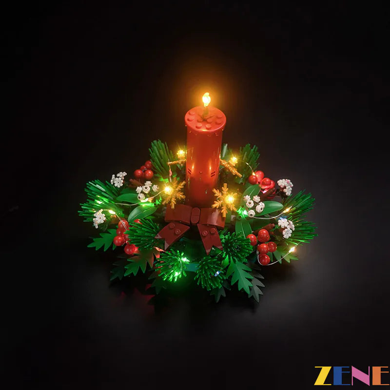 zene bricks Light Kit for LEGO Christmas Table Decoration #40743