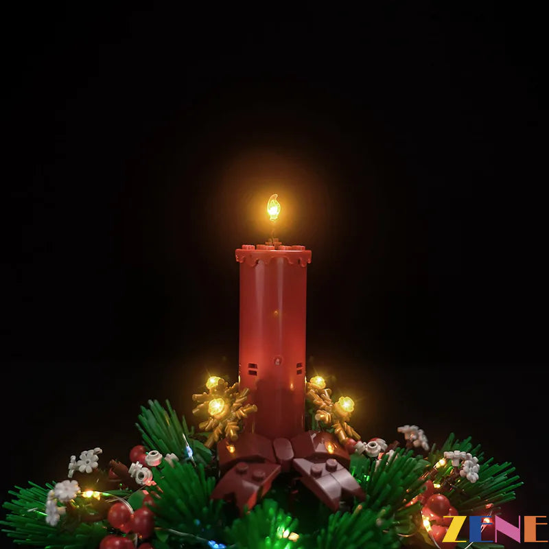 zene bricks Light Kit for LEGO Christmas Table Decoration #40743