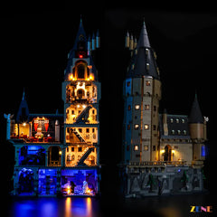 Hogwarts Main Tower golden window glow - ZENE Bricks Light Kit for LEGO® The Main Tower Hogwarts Castle #76454