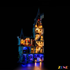 castle spires nighttime illumination - ZENE Bricks Light Kit for LEGO® The Main Tower Hogwarts Castle #76454