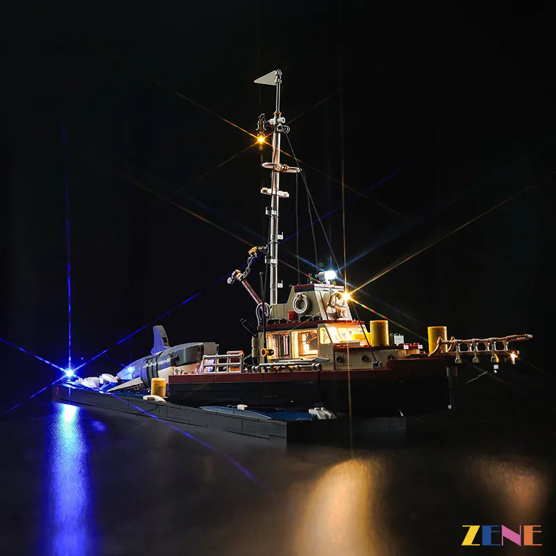 zene bricks Light Kit for LEGO Jaws #21350