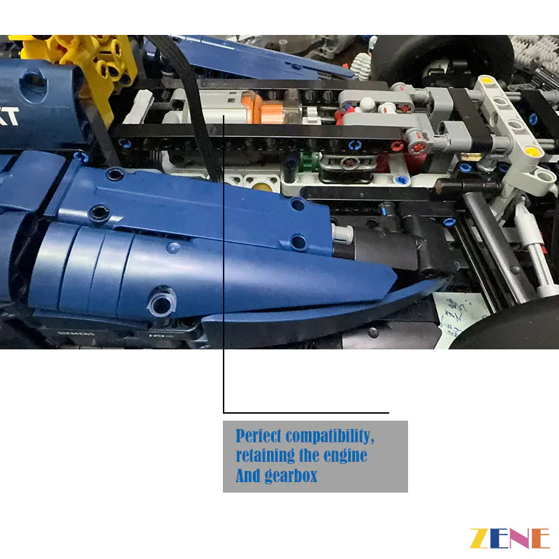 zene bricks Power Functions Kit for LEGO Red Bull F1 Car RB20 ORACLE #42206