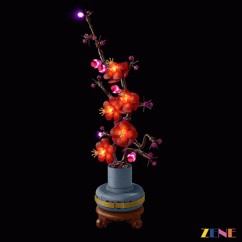 zene bricks Light Kit for LEGO Plum Blossom #10369
