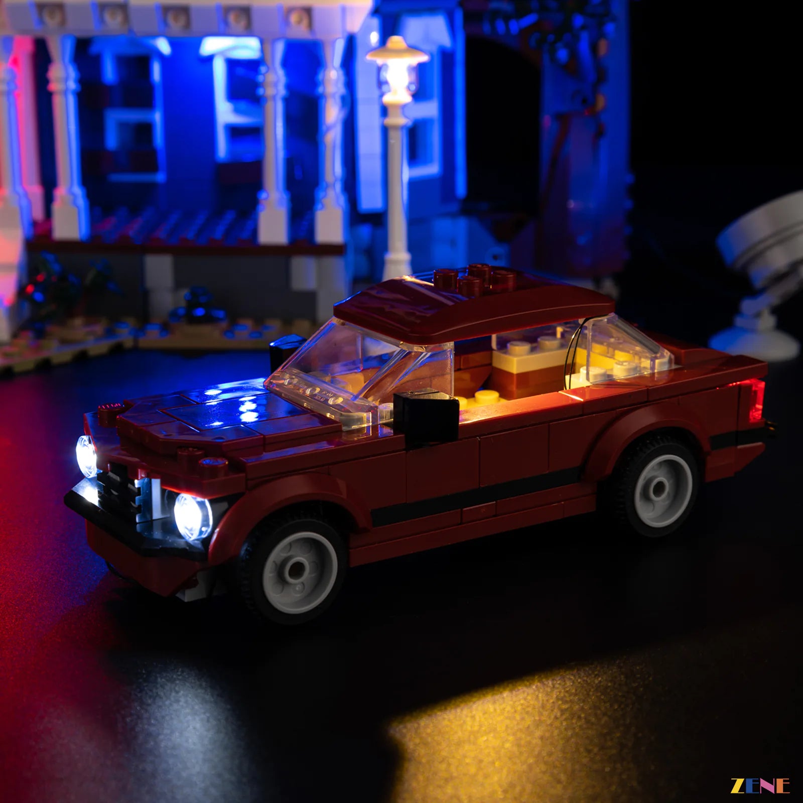 boarded mansion window light glow - ZENE Bricks Light Kit for LEGO® Stranger Things The Creel House #11370 Ver.2