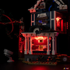 Hawkins mansion museum display glow - ZENE Bricks Light Kit for LEGO® Stranger Things The Creel House #11370 Ver.2