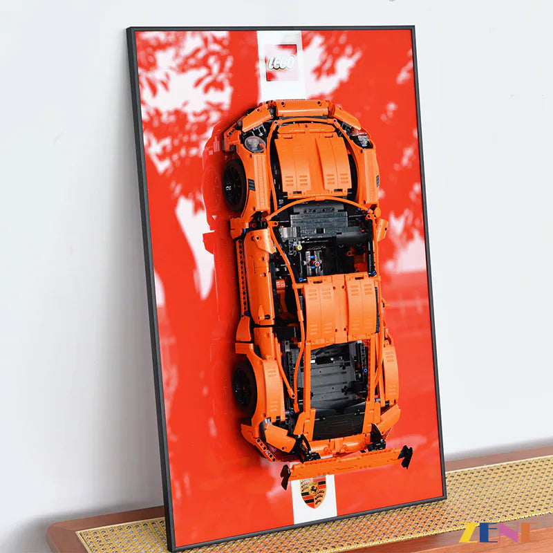 zene bricks Technics' Photo Frame Display Board for LEGO Cars