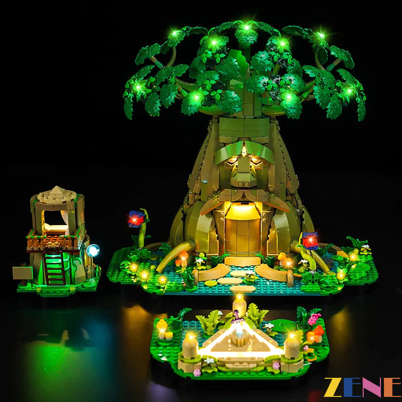 zene bricks Light Kit for LEGO Great Deku Tree 2-in-1 #77092 (The Legend of Zelda™)