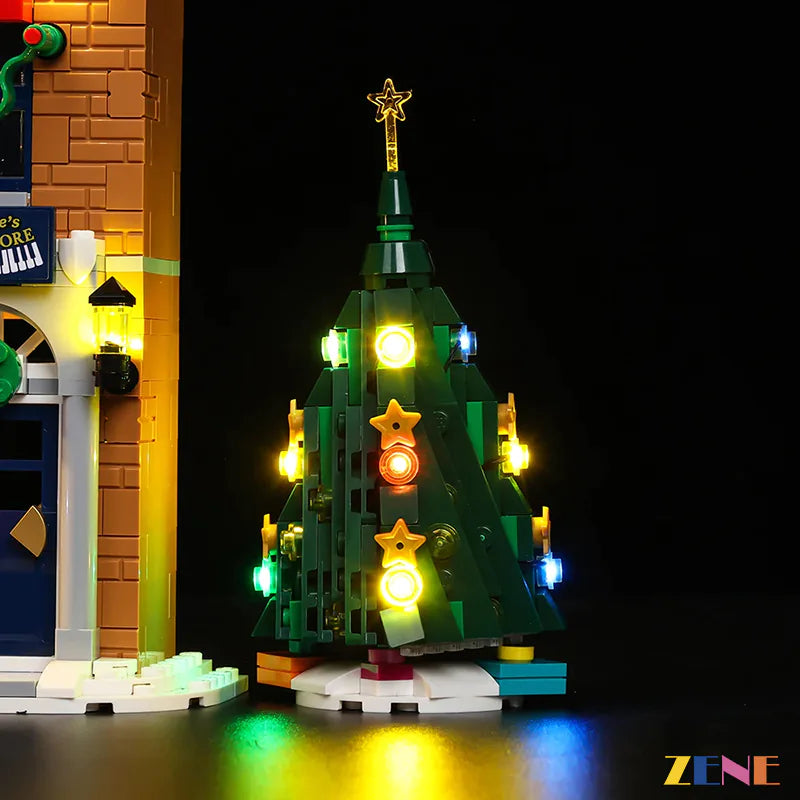 zene bricks Light Kit LEGO Holiday Main Street #10308 (Christmas Ver)