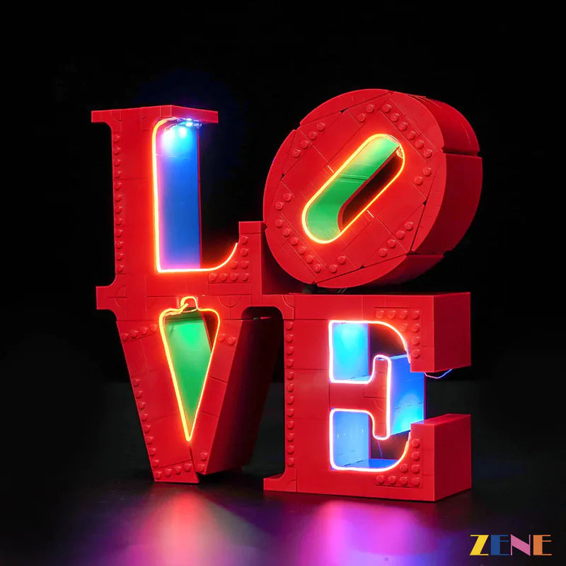 zene bricks Light Kit for LEGO LOVE #31214