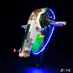 Light Kit for LEGO Jango Fett's Firespray-Class Starship #75409 (Ver.2)