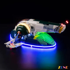 Light Kit for LEGO Jango Fett's Firespray-Class Starship #75409 (Ver.2)