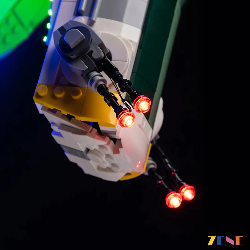 zene bricks Light Kit for LEGO Jango Fett's Firespray-Class Starship #75409 (Ver.2)