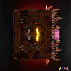 red gaping mouth horror lighting - ZENE Bricks Light Kit for LEGO® Chomping Monster Book #76449