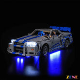Light Kit for LEGO Furious Nissan Skyline GT-R (R34) Car #42210