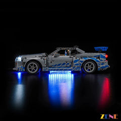 LEGO® Light Kit for Furious Nissan Skyline GT-R (R34) Car #42210