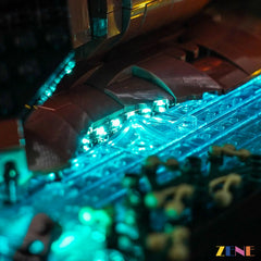 tranquil ocean night centerpiece glow - ZENE Bricks Light Kit for LEGO® Floating Sea Otters #21366