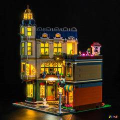 boutique signage vivid light effect - ZENE Bricks Light Kit for LEGO® Shopping Street #11371