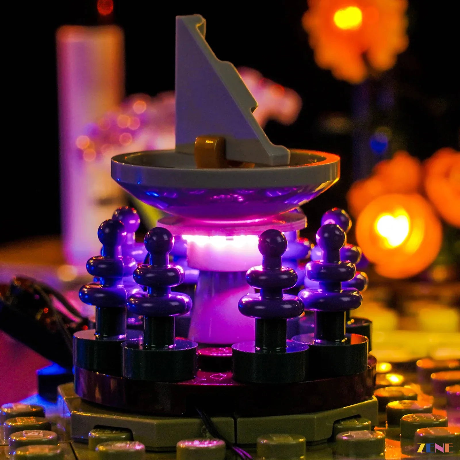 tranquil garden night display lighting - ZENE Bricks Light Kit for LEGO® Autumn Cottage Garden #11372