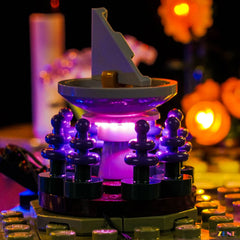 tranquil garden night display lighting - ZENE Bricks Light Kit for LEGO® Autumn Cottage Garden #11372