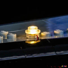 passenger cabin cozy amber LED illumination - ZENE Bricks Light Kit for LEGO® Douglas DC-3 PAN AM Airliner #11378