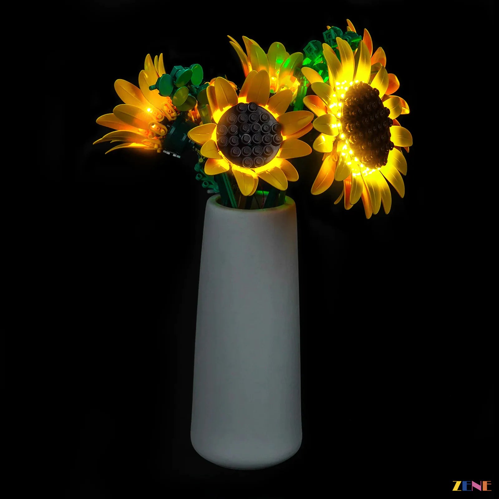 zene bricks Light Kit for Sunflower Bouquet #11502