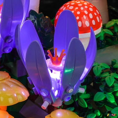 hidden LED strips magical spring effect - ZENE Bricks Light Kit for LEGO® Botanicals Woodland Mushrooms #11505