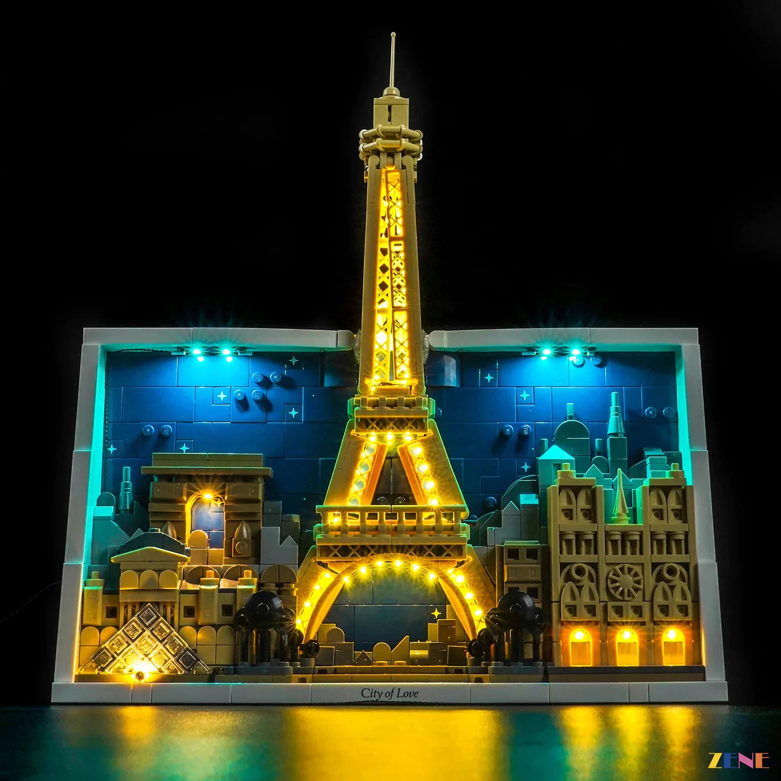 zene bricks Light Kit for Paris – City of Love #21064