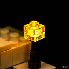 semi transparent monster green light - ZENE Bricks Light Kit for LEGO® Zombie Dungeon #21587