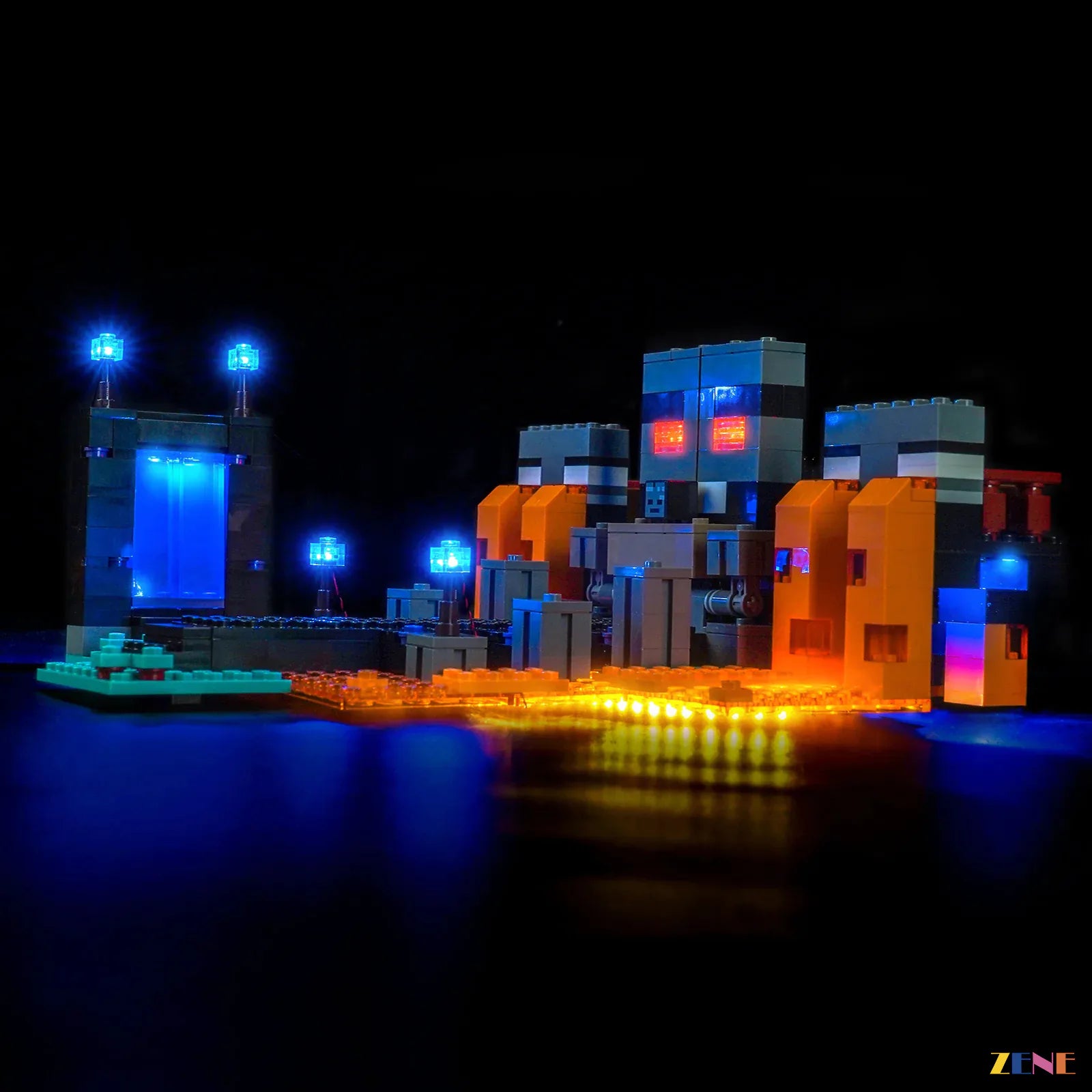 zene bricks LEGO Wither Battle Light Kit for #21590