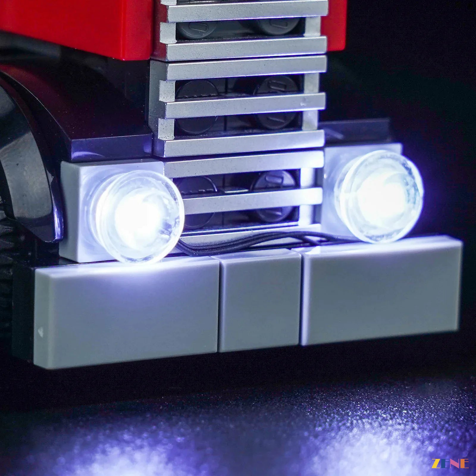 open road adventure lighting effect - ZENE Bricks Light Kit for LEGO® Flatbed Truck with Helicopter #31146