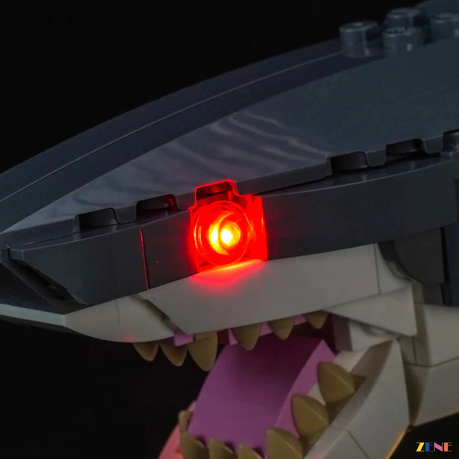 zene bricks LEGO Fierce Shark with a Treasure Chest Light Kit for #31381