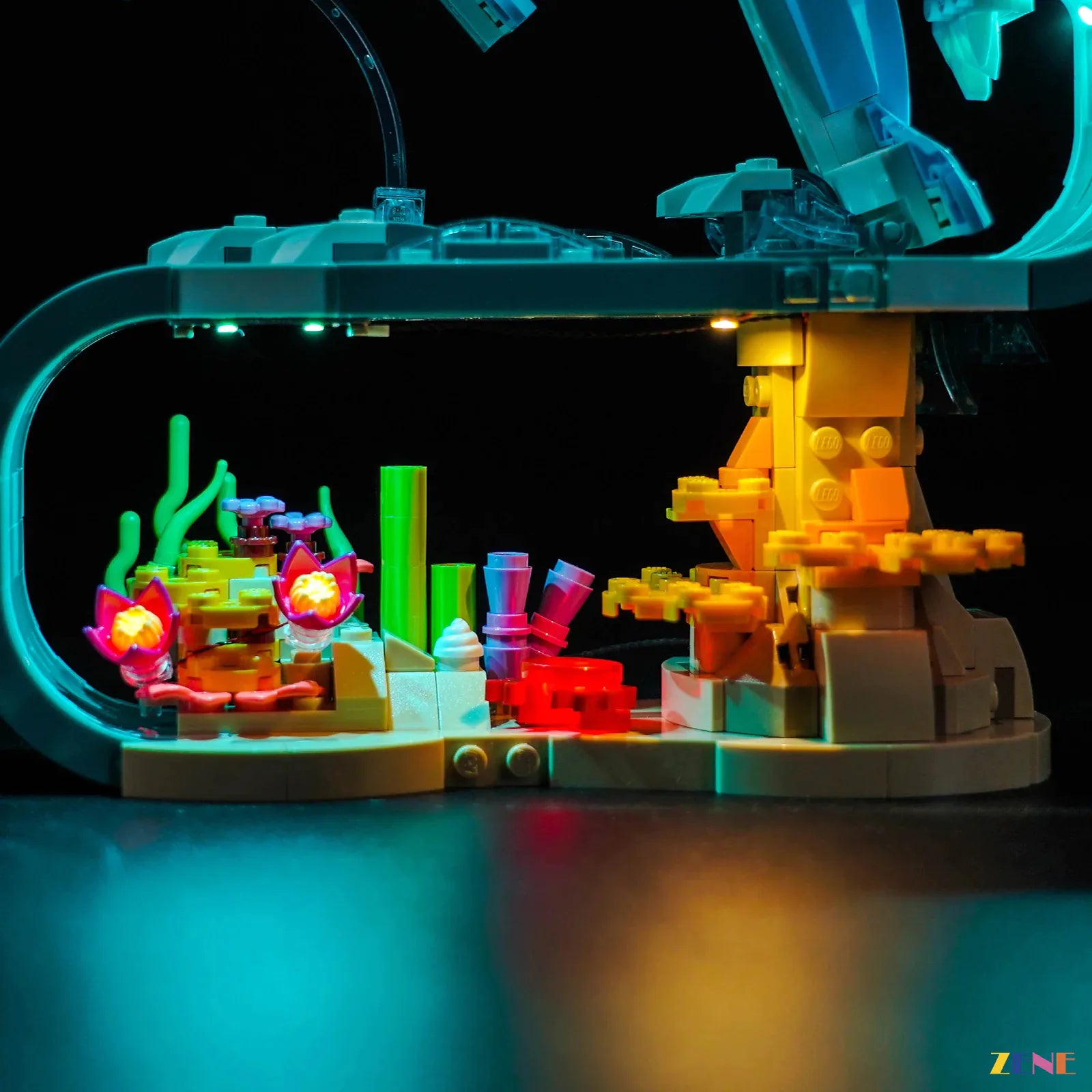 zene bricks LEGO Sea Animals: Beautiful Dolphins Light Kit for #31385