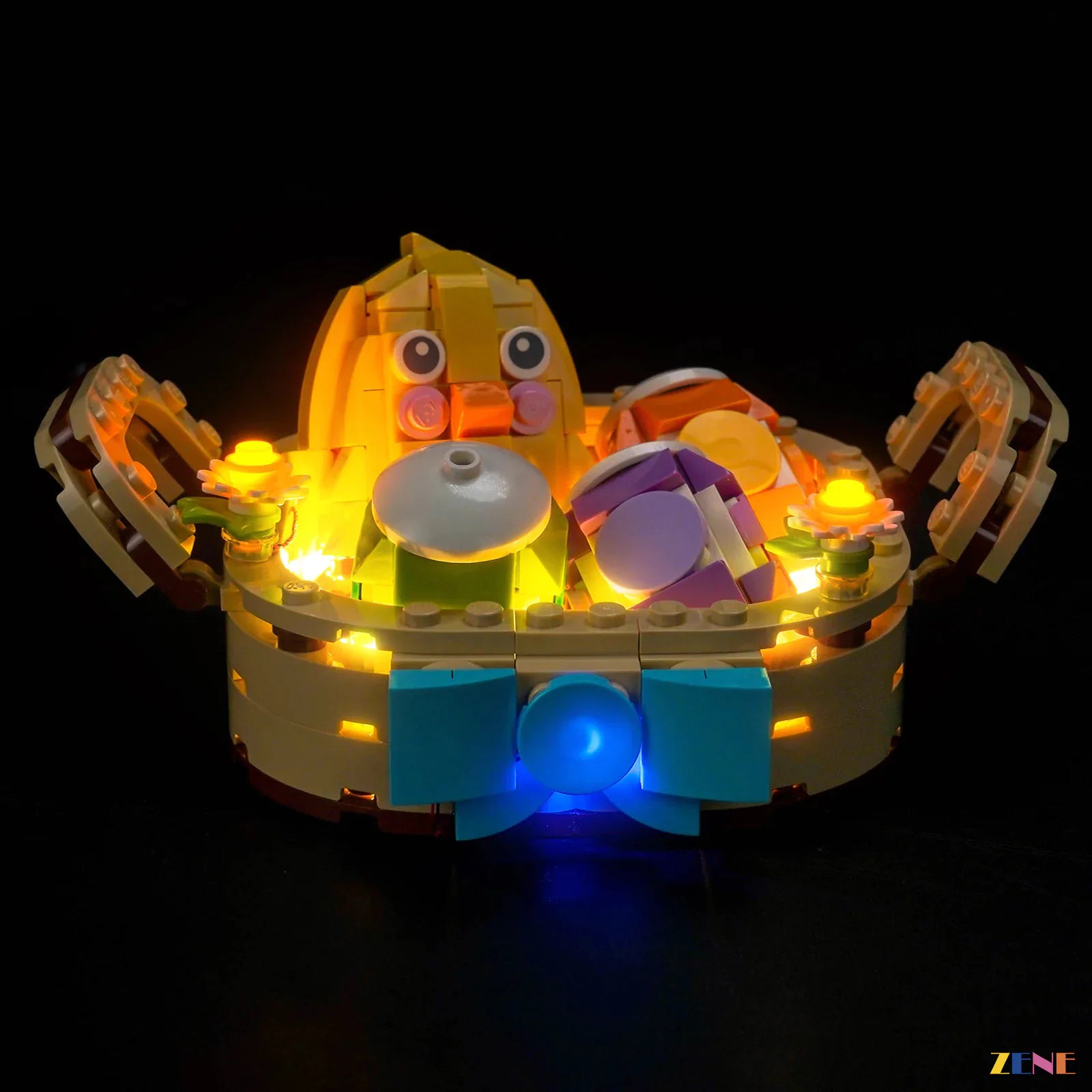 zene bricks LEGO Easter Egg Basket Light Kit for #40863