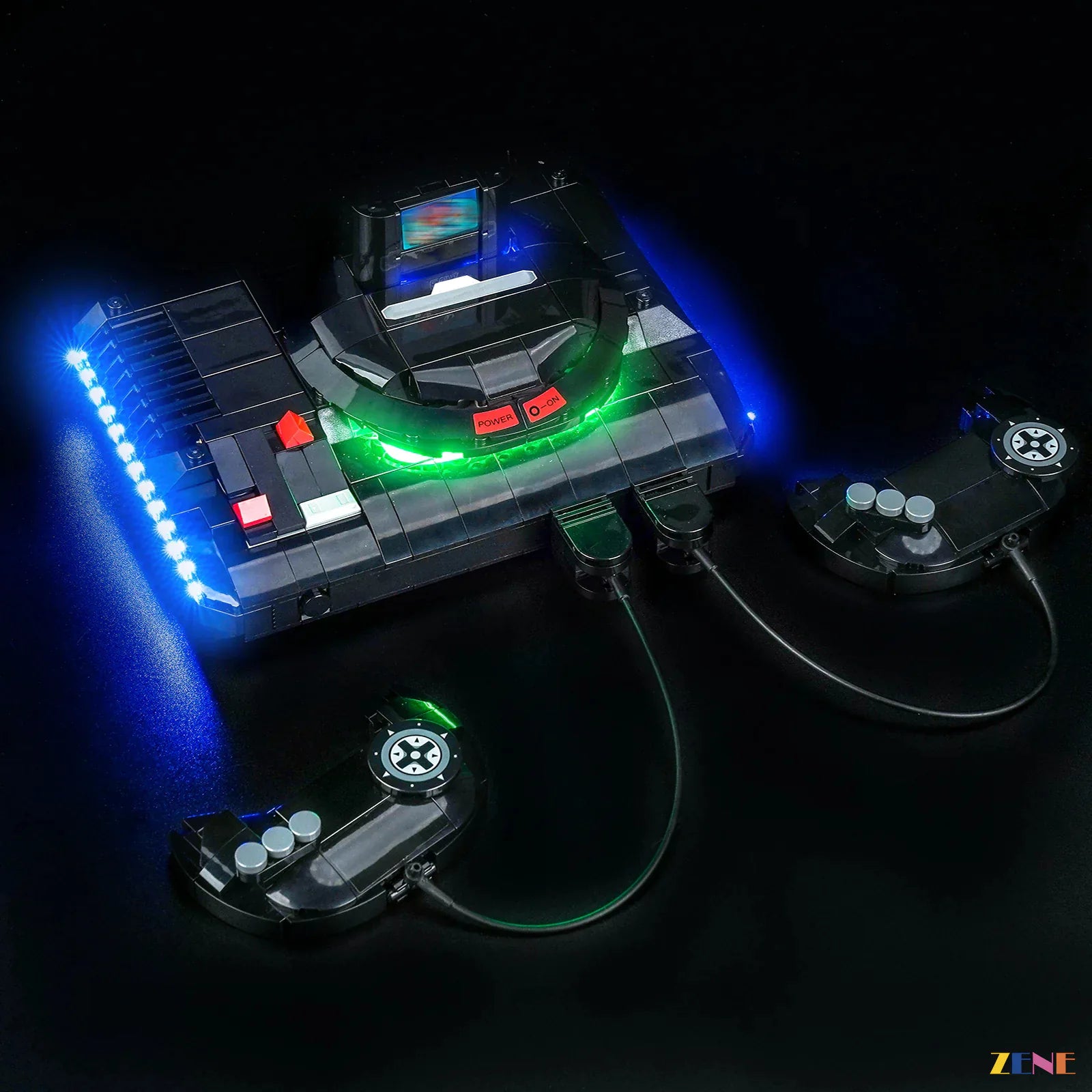 zene bricks Light Kit for SEGA Genesis Console #40926