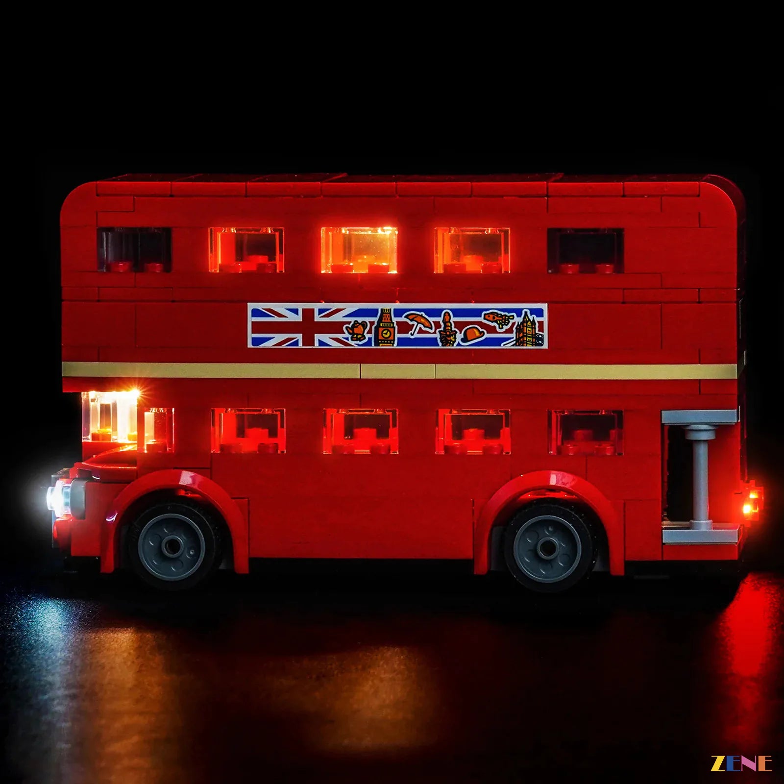 zene bricks LEGO London Bus Light Kit for #40953