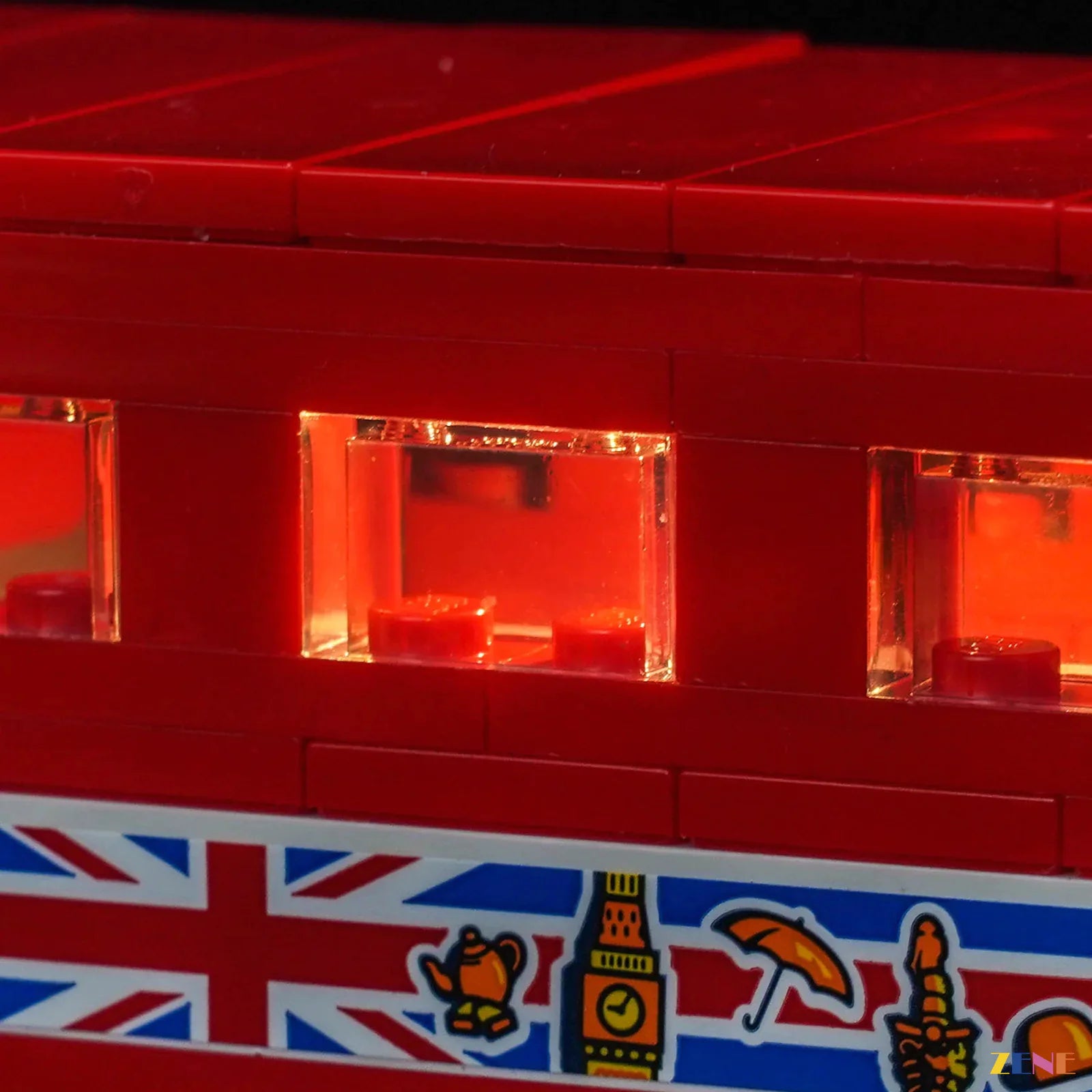 zene bricks LEGO London Bus Light Kit for #40953