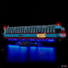 warm cargo hold night illumination - ZENE Bricks Light Kit for LEGO® Maersk Dual-Fuel Container Vessel #40955