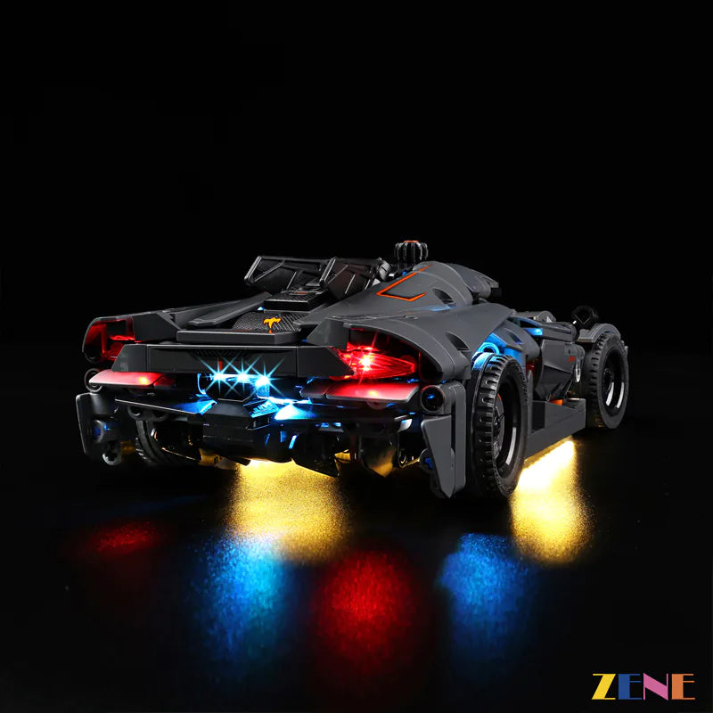 zene bricks Light Kit for Koenigsegg Jesko Absolut Hypercar #42173 #42184 LEGO