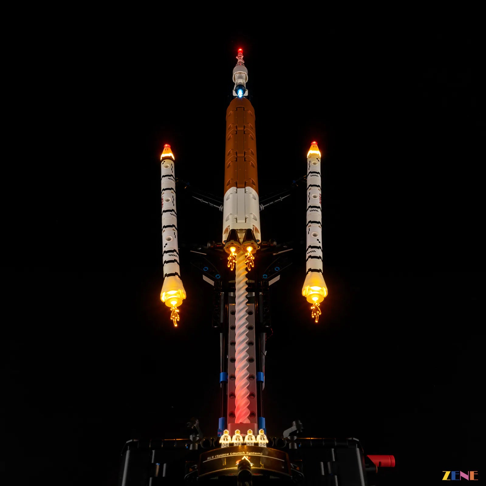 countdown launch pad night mode - ZENE Bricks Light Kit for LEGO® NASA Artemis Space Launch System Rocket #42221