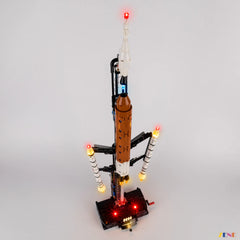 launch tower ambient lighting effect - ZENE Bricks Light Kit for LEGO® NASA Artemis Space Launch System Rocket #42221