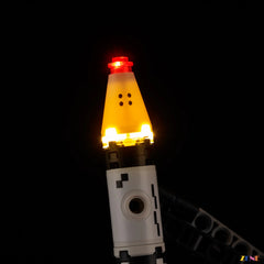 realistic liftoff moment light effect - ZENE Bricks Light Kit for LEGO® NASA Artemis Space Launch System Rocket #42221