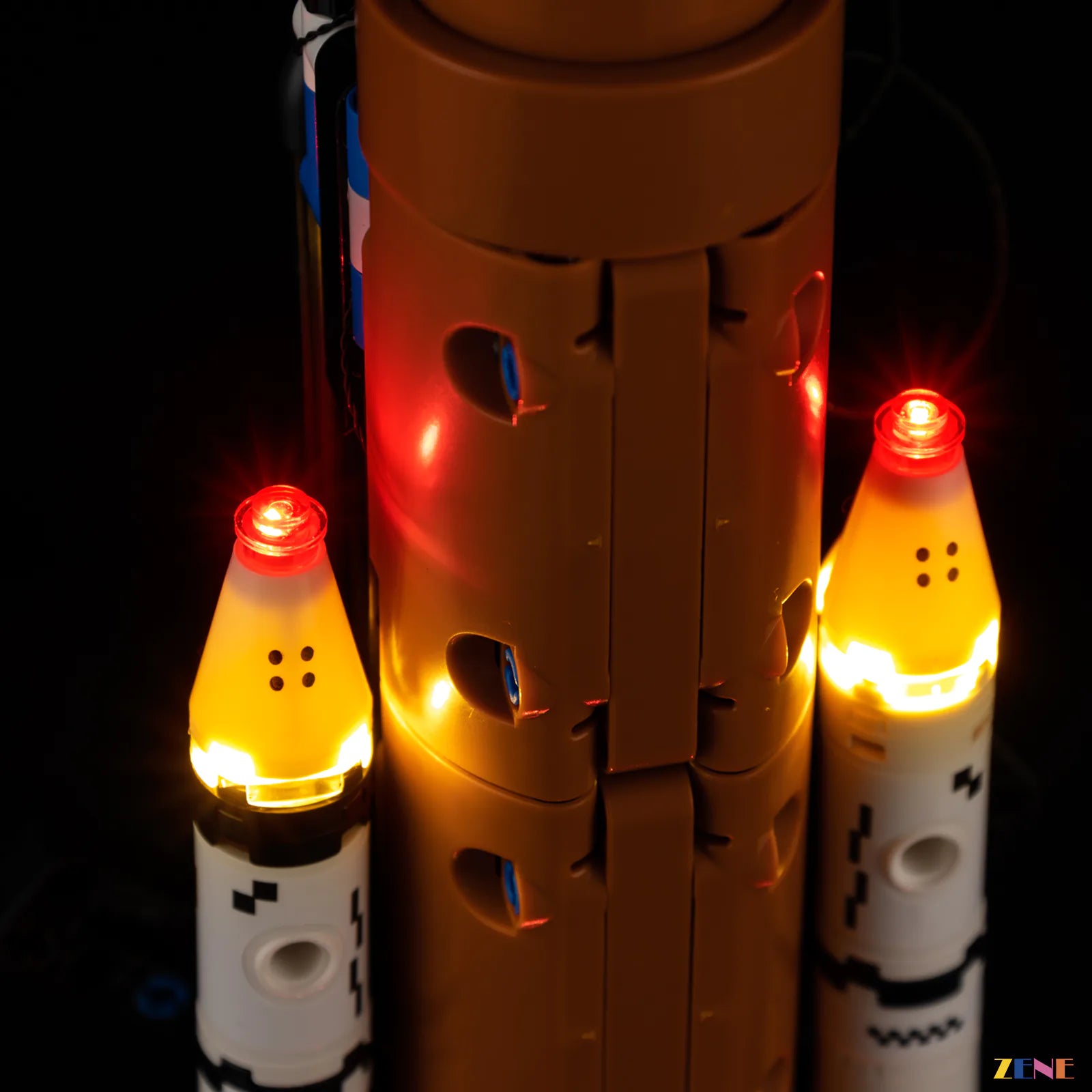 mobile launch platform accent lights - ZENE Bricks Light Kit for LEGO® NASA Artemis Space Launch System Rocket #42221