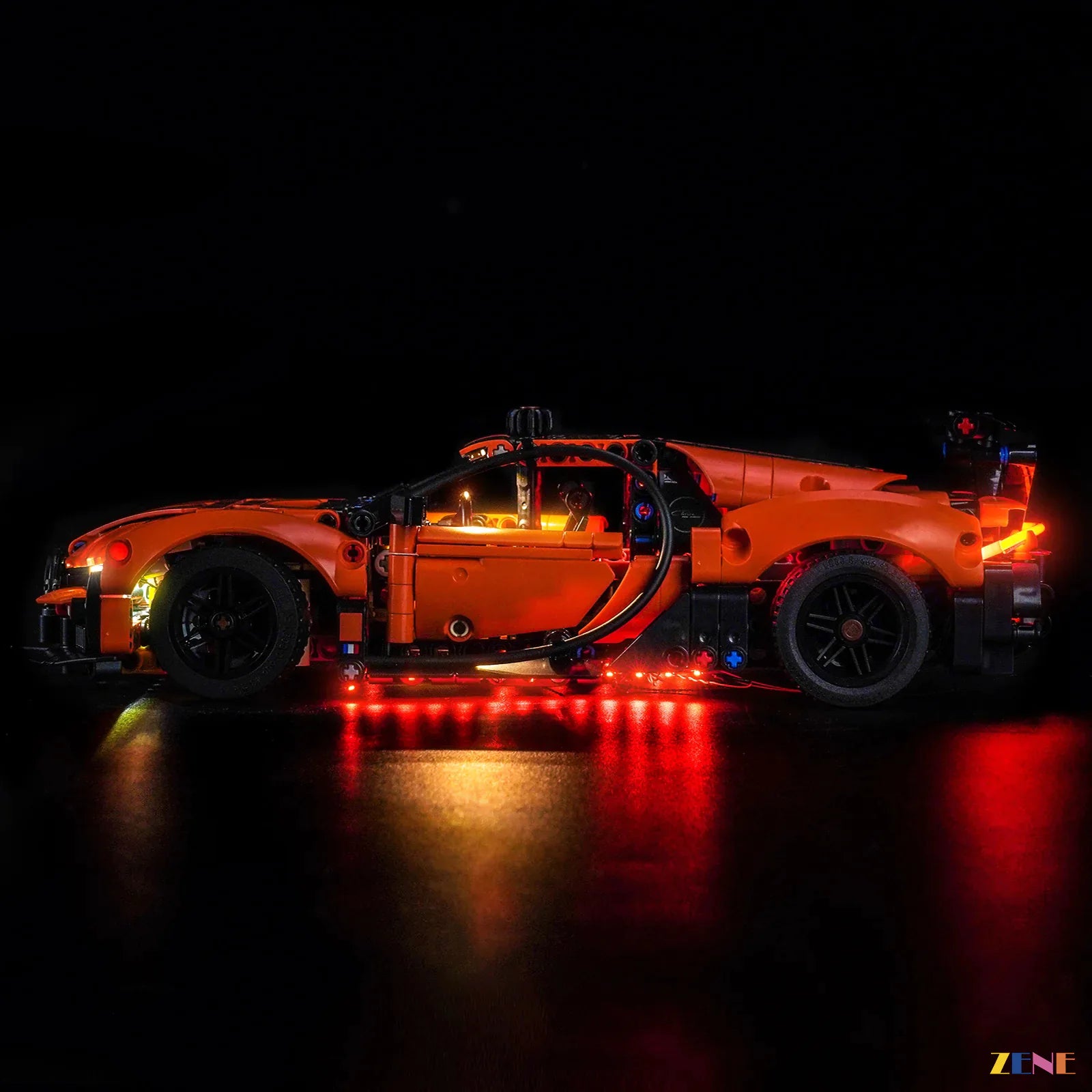 zene bricks Light Kit for Bugatti Chiron Pur Sport Hypercar #42222