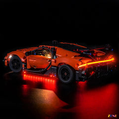 LEGO® Bugatti Chiron Pur Sport Hypercar Light Kit for #42222