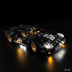 LEGO 1966 Ford GT40 MKII Race Car Light Kit for #42223